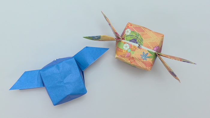 折り紙1枚で簡単に作れる 羽根つきの風船 の折り方 作り方 Howpon ハウポン