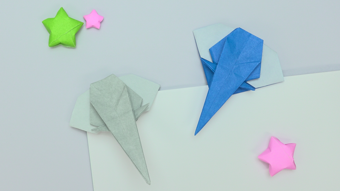 折り紙で作れる 象のしおり の簡単な折り方 作り方 Howpon ハウポン