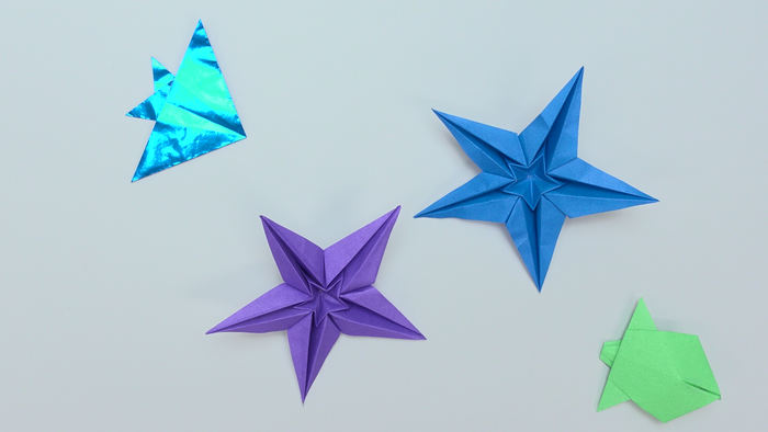 星の形をした ヒトデ を折り紙で簡単に作れる折り方 Howpon ハウポン