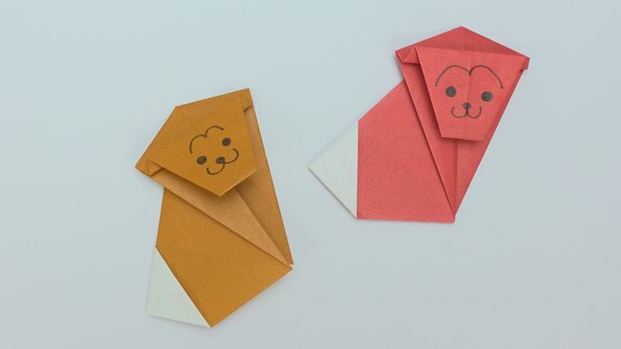折り紙で簡単に作れる 猿 さる の折り方 作り方 Howpon ハウポン