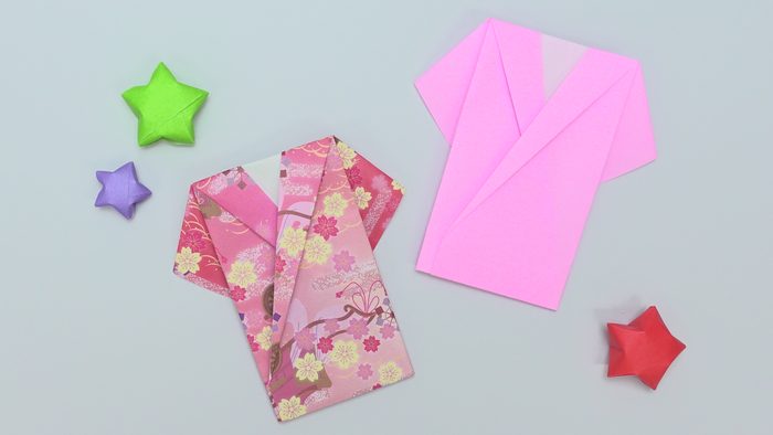折り紙1枚で簡単に作れる 着物の形をしたポチ袋 の折り方 Howpon ハウポン