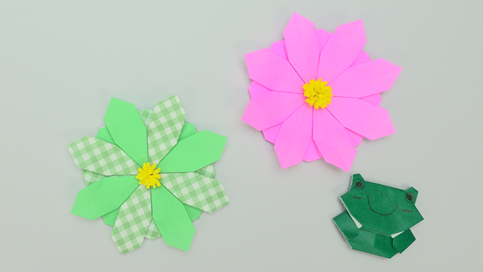 折り紙で簡単に作れる可愛い花 デイジー の折り方 作り方 Howpon ハウポン
