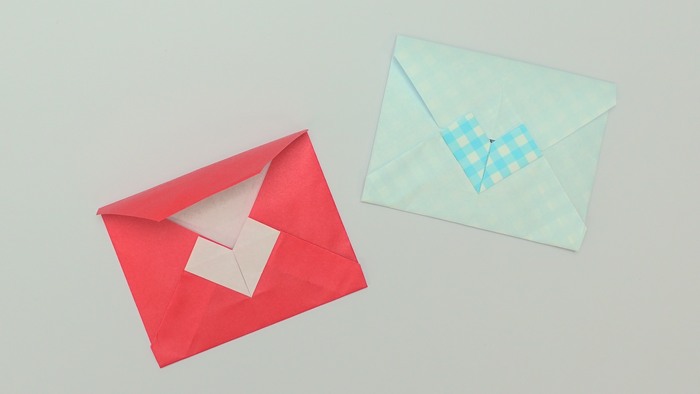 折り紙1枚で簡単に作れるおしゃれな ハートの封筒 の折り方 Howpon ハウポン