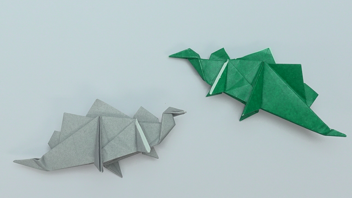 かっこいい恐竜 ステゴサウルス を折り紙で簡単に作れる折り方 Howpon ハウポン