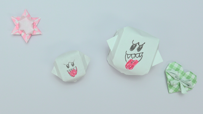 3d 折り紙で簡単に作れるマリオの敵キャラ テレサ の折り方 Howpon ハウポン