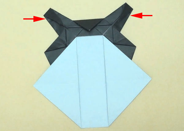 アンパンマン 意外と簡単 折り紙で作る バイキンマン の折り方 Howpon ハウポン