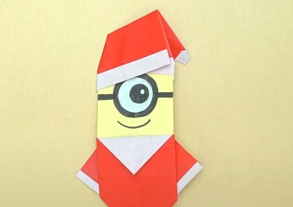 クリスマス装飾におすすめ 折り紙 サンタ ミニオン の簡単な折り方 Howpon ハウポン