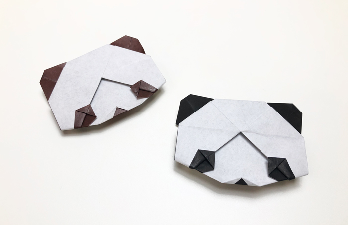 動物 簡単に作れるかわいい折り紙 パンダ の折り方 作り方
