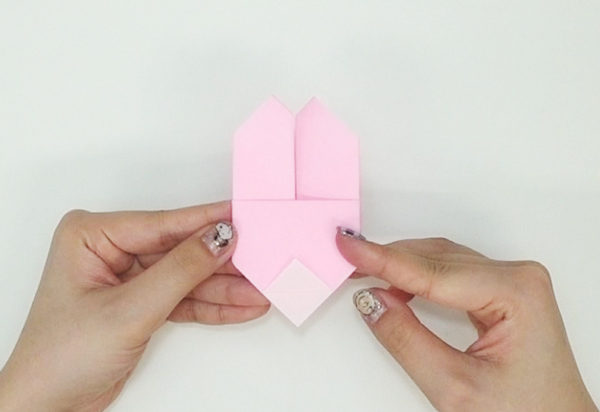 動物 簡単でかわいい折り紙 全身うさぎ 平面 の折り方 Howpon ハウポン