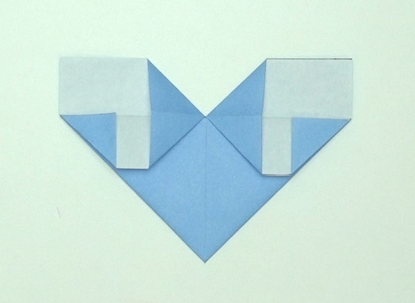 折り紙 長方形の紙 便箋 で作れるかわいい ハート の簡単な折り方 Howpon ハウポン