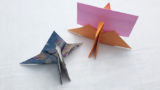 折り紙で作れる カードスタンド の簡単な折り方 作り方 Howpon ハウポン