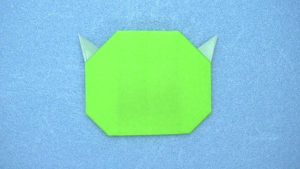 ツムツム 折り紙で作るモンスターズインク マイク の簡単な折り方 Howpon ハウポン
