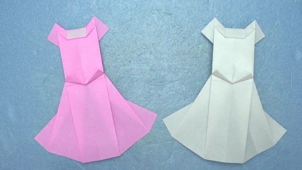 折り紙で簡単に作れる ウェディングドレス の折り方 作り方 Howpon ハウポン