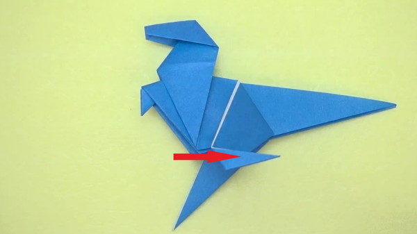 簡単なのにかっこいい 折り紙一枚で作れる 恐竜 の折り方 作り方 Howpon ハウポン