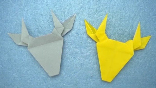 折り紙で作れる キリンの顔 の簡単な折り方 作り方 Howpon ハウポン