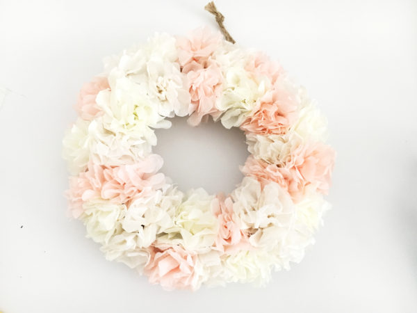 染める一手間でアレンジ お洒落なペーパーナプキンリースの作り方 Howpon ハウポン