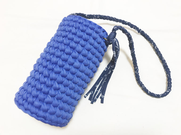 ｔシャツヤーンでおしゃれ かぎ針編みで作る水筒カバーの作り方 Howpon ハウポン