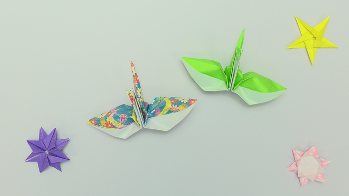 の 方 鶴 折り 折り紙の「足つきの鶴」の簡単な折り方