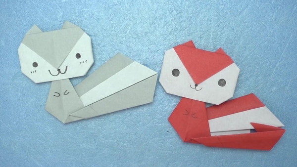 折り紙で作れる 全身のリス の簡単な折り方 作り方 Howpon ハウポン