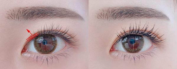 アイラインなし！ほぼマスカラだけで可愛い目元になれるマスカラの塗り